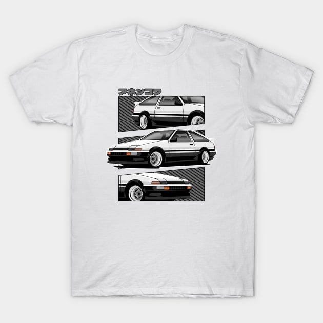 Toyota AE86 Hachiroku T-Shirt by Rebellion Store